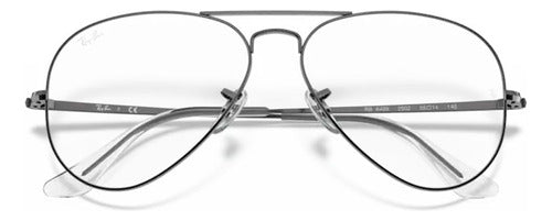 Ray-Ban Official Store Aviator Frame in Gray Lead -m 1