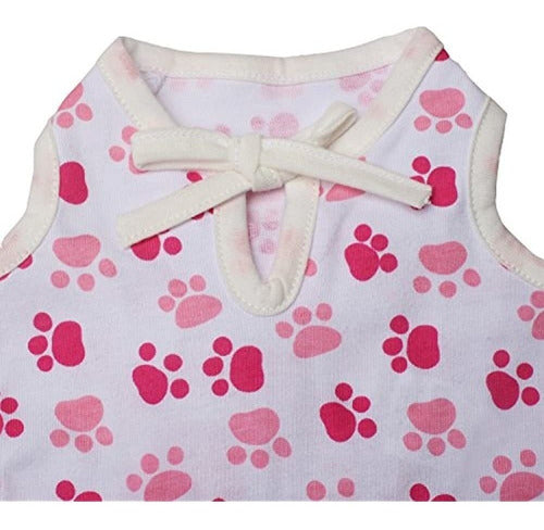 Lediniu Adorable Patas De Perro Mascota Perro Vestidos Camis 1