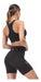 Ludmila Set: Top and Cycling Shorts Combo in Aerofit SW Tul Combination 2