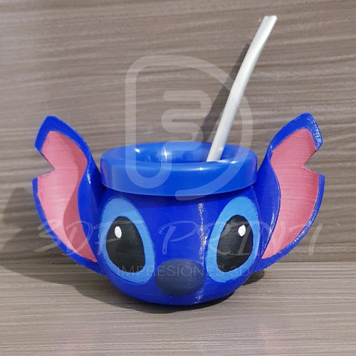 Mate Stitch C/removedor Yerba Y Bombilla 0