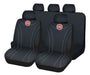 Fiat Cubreasiento Funda Tela Negro Logo Bordado Promo 0