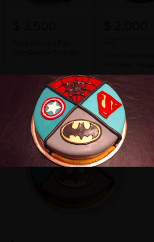 Themed Cakes. Superheroes 4