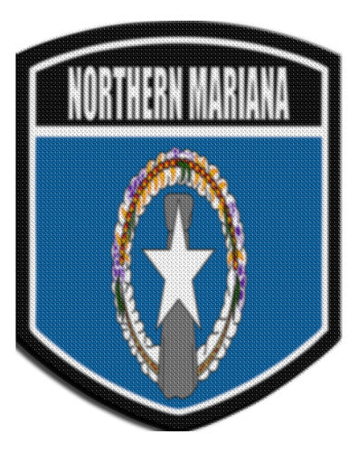 Parche Termoadhesivo Emblema Islas Marianas Del  Norte M01 0