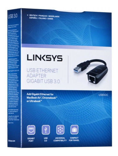 Adaptador Linksys Usb3gig Rj45 A Usb 3.0 1