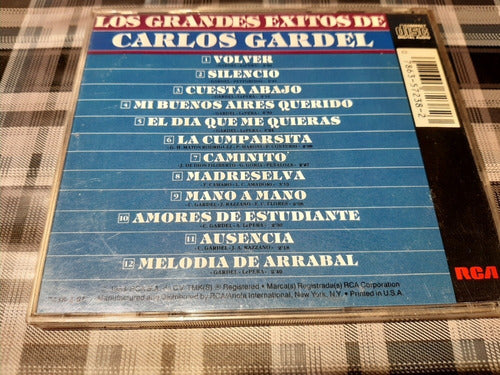 Carlos Gardel - Grandes Éxitos - Cd Japones Rca Green 2