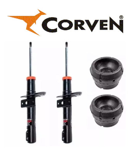 Corven Kit 2 Front Shocks and Mounts for Renault Sandero 1