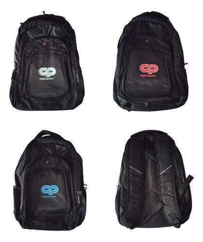 Cyberpadel Black Backpack - 6 Compartments 0
