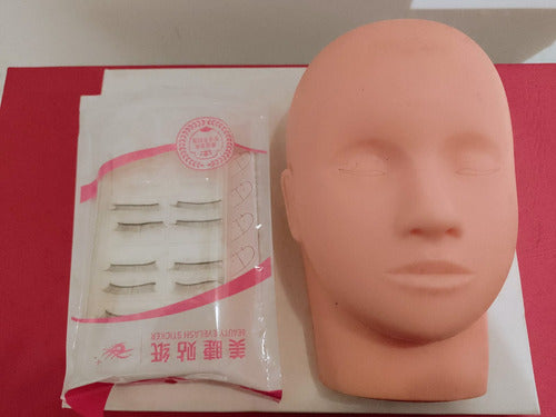 Professional Practice Head for Makeup and Eyelash Placement 1