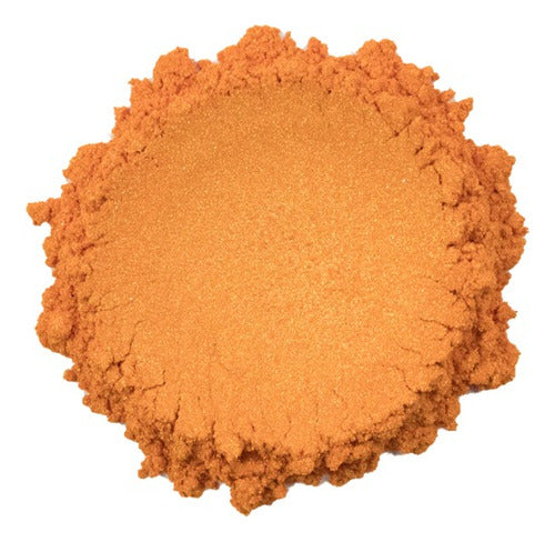 Pigmento Natural Mica Polvo Naranja Magico Maquillaje 250 G 0