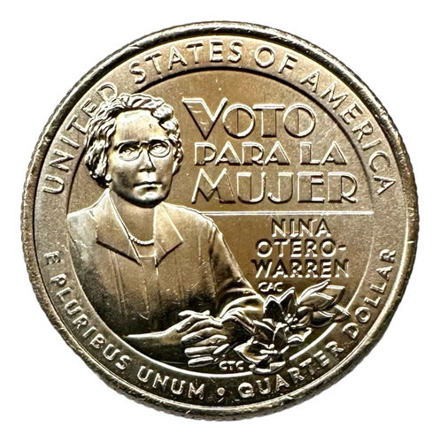 United States - 25 Cents - Year 2022 D - Nina Otero Warren 0