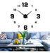 Moderno Frameless Diy Reloj De Pared Grande 3d Reloj De Pare 0