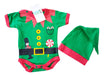 Christmas Baby Body Santa Claus or Elf with Hat - Premium Quality Cotton 5