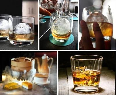 Silicone Sphere Ice Ball Tray Mold Whisky Cube 4