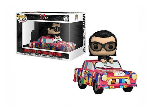 Funko Pop Rocks U2 Zootv Bono With Achtung Baby Car 0