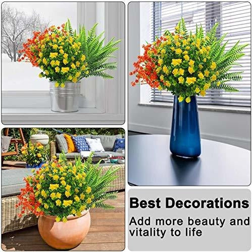 Turnmeon Artificial Flower Plant Set - 15 Pack 1