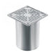 Awaduct 12 x 12 Stainless Steel Shower Drain with Grid - 110mm 0