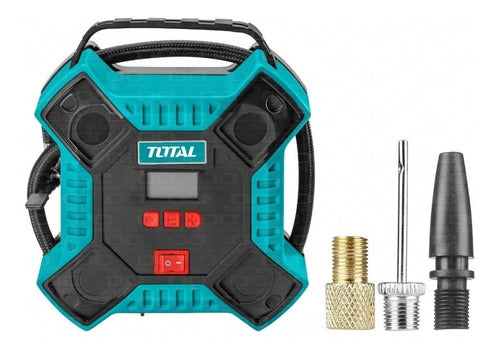 Total Compresor Inflador 12V Auto Moto 160PSI TTAC1601 0