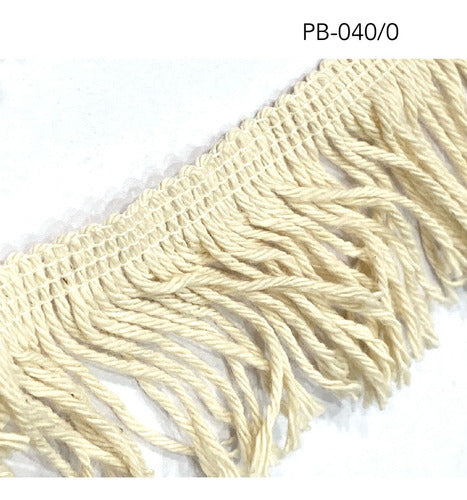 FB 1 Mtr. Cotton Fringe 55 Mm Wide - Natural Color 0