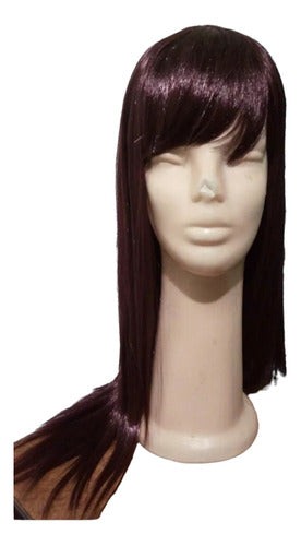 Peluca Corta Uva Tipo Anime Cosplay By La Parti Wigs! 0