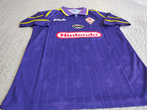 Retro Fiorentina Batistuta 1997 T-Shirt 4