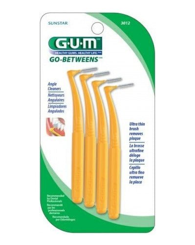 GUM Interdentales Gum Go-betweens 4 Unidades 0.9mm Cilindrico 1