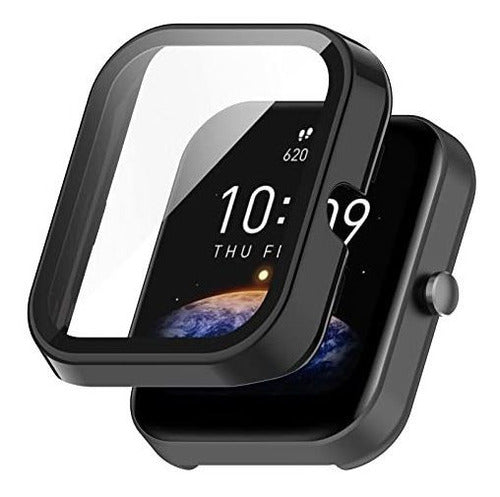 Tencloud Black Protective Case for Amazfit Bip 3 Pro/Bip 3 1