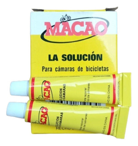 Macao Cement Solution Bicycle Tube Adhesive X12 Units 0