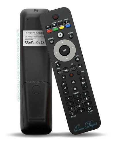 Universal Remote Control for Philips LED Smart TVs - Queen Digital 0