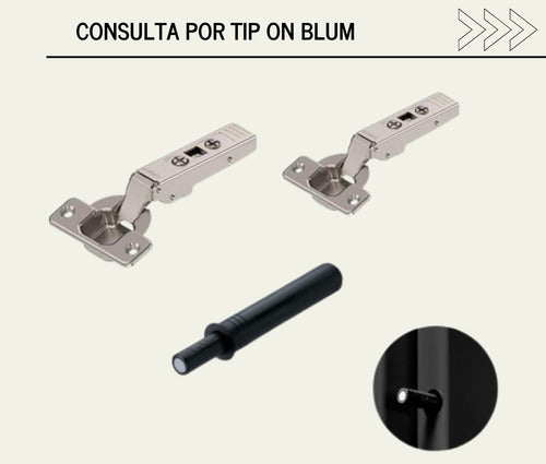 Par De Bisagras Clip Top Blumotion + Clip Top Blum Codo 0 6