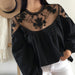 Imported Blouse with Lace and Embroidery - Mia Mia Mujer (f) 6