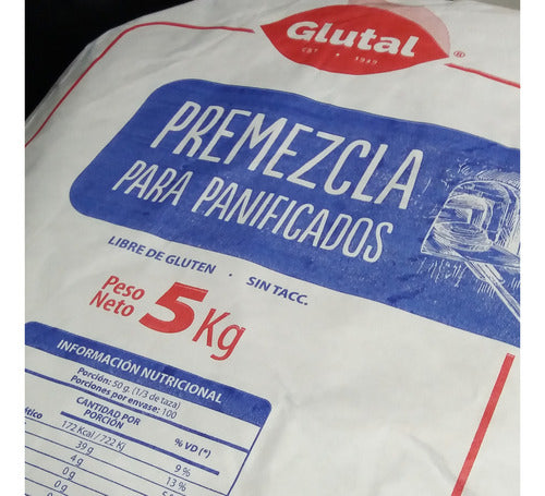 Premezcla Celíacos Especial Para Panificados 5 Kgs. Glutal 1