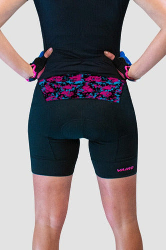 Women's Vairo Raven Cycling Shorts with Chamois - Palermo 2