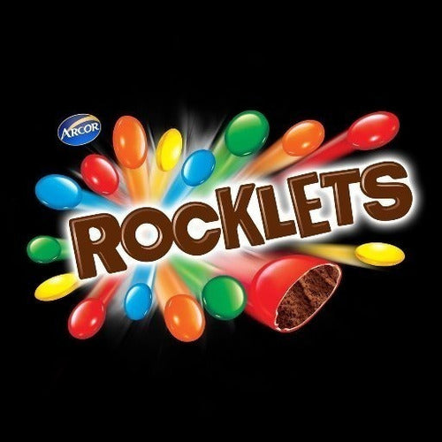 Lenteja De Chocolate Mini Rocklets Arcor Varios Colores 500g 1