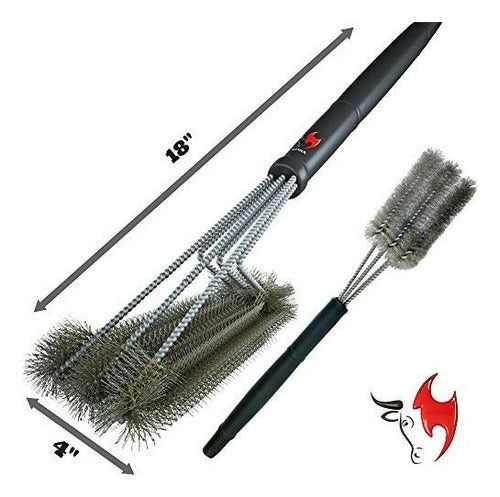 Kona 360 ° Clean Grill Brush 18 Best Bbq Grill Brush Stainl 2