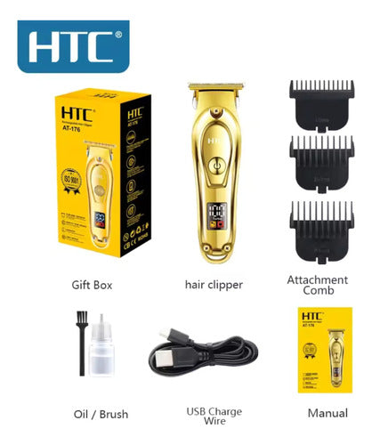 HTC Professional Hair Clipper 2 Speeds AT-176 GS 6