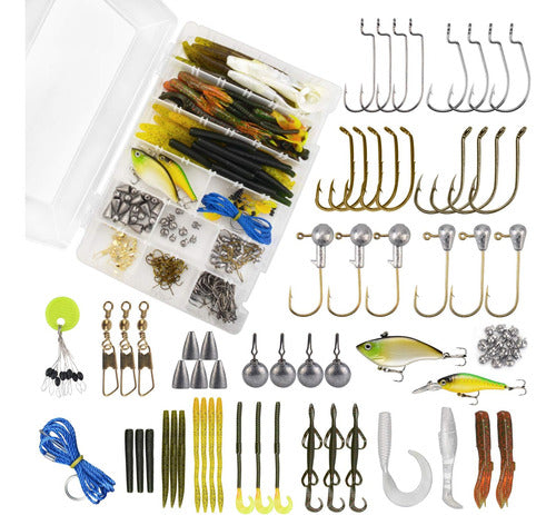 Kit Completo D/accesorios D/pesca Madbite P/agua Dulce 187ps 0