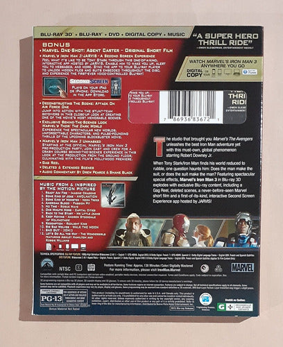 Iron Man Trilogy - Limited Edition 7-Disc Blu-ray 3D + 2D + DVD Original 9