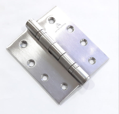 Canton Premium 100x88x3mm Stainless Steel 304 Hinge with 2 Bearings 0