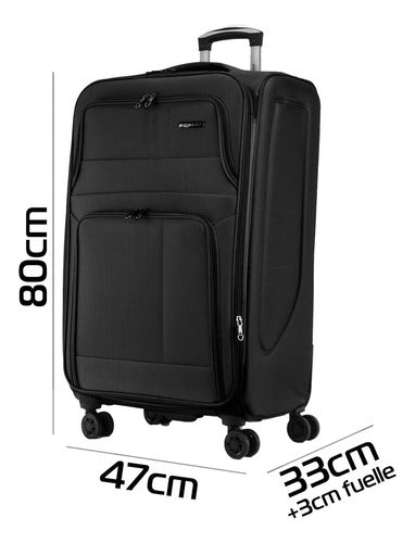 Premium Large 4-Wheel 360° Travel Suitcase New Offer Shipping 3