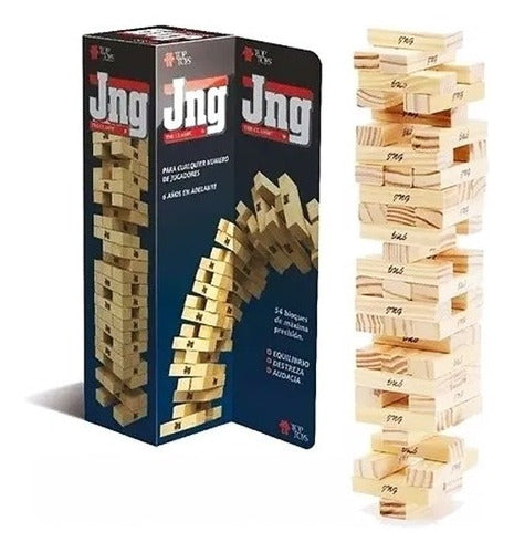 Top Toys Jenga Original Wooden Tower Game Blocks New 0