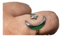 Mariann Moon Adjustable Luna Y Estrella Stainless Steel Ring 2