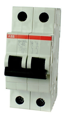 Termica Bipolar Abb 2x40 Amp Oferta! Elect.avellaneda 0