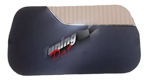 Naonis Fiat 600 R Bicolor Door Panels Set with Trim 4