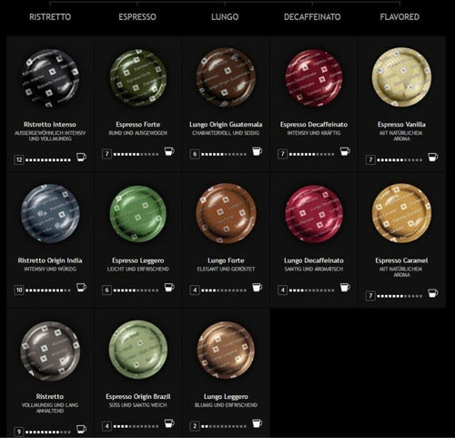 25 Nespresso Professional Zenius Capsules Pack of 2 Free Shipping! 2