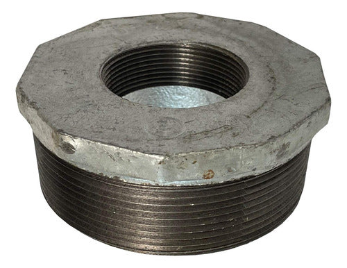 Dema Buje Reducción Hierro Galvanizado Ø 1 1/2 X 1 Pulgada 1