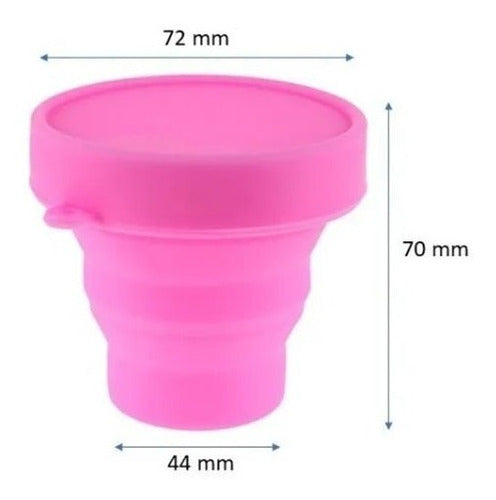 Viva Cup® Vaso Esterilizador Silicona Plegable Para Copita Menstrual 1