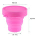 Viva Cup® Vaso Esterilizador Silicona Plegable Para Copita Menstrual 1