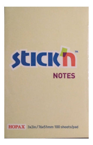 Hopax Notas Adhesivas Stick'n 76x51mm 100 Hojas X 3 0