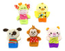 Atrapacuentos Titere Dedo Set Animales Selva Peluche X5 Cuento Juego 7