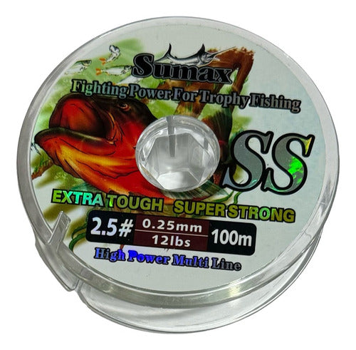 Sumax Nylon SS Super Strong 0.25mm X 200mts 0